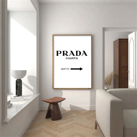 prada wall decor.